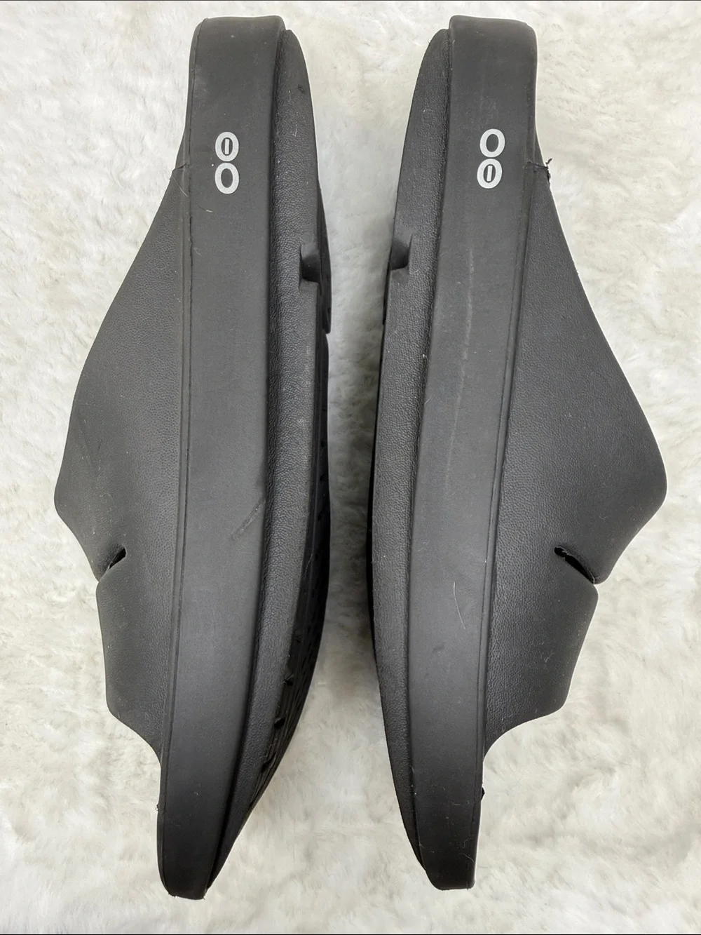 OOFOS OOahh Recovery Slide Sandals Black Men 10 EU43 Comfort Slip On Athleisure